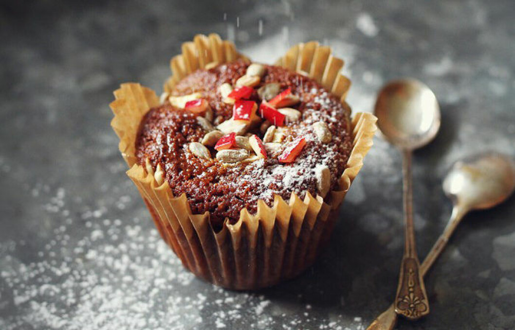 Glutenfria äppelmuffins
