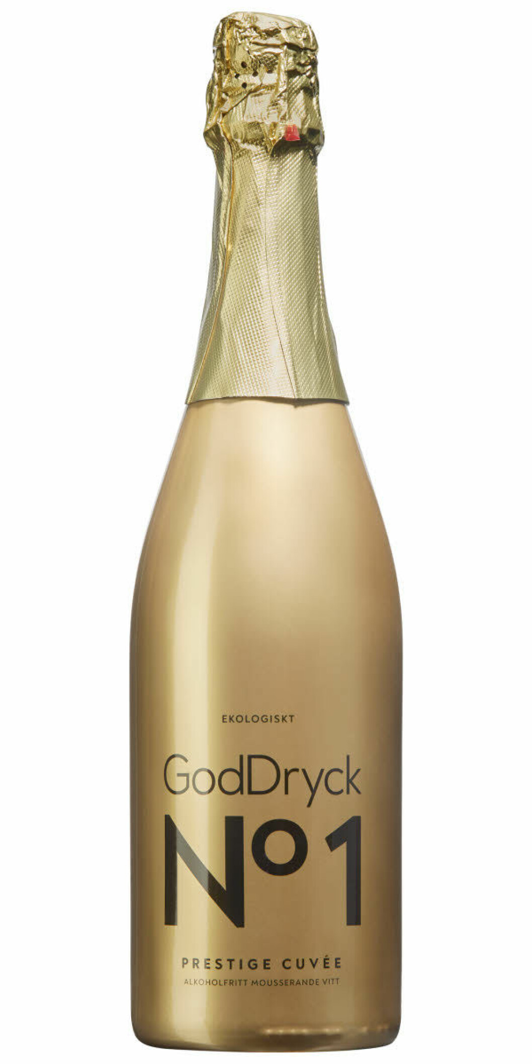 gullig flaska med champagne