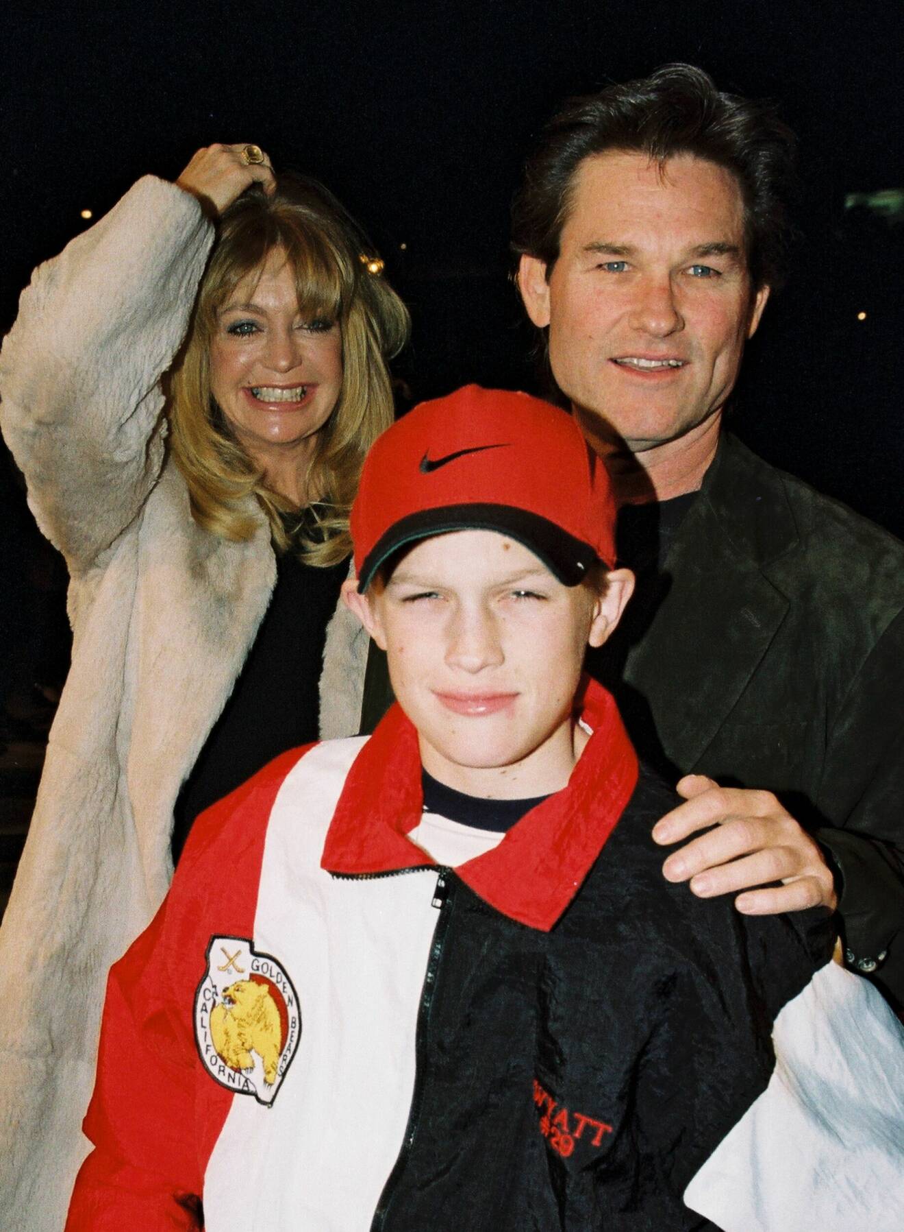 Goldie Hawn och Kurt Russell med sonen Wyatt.