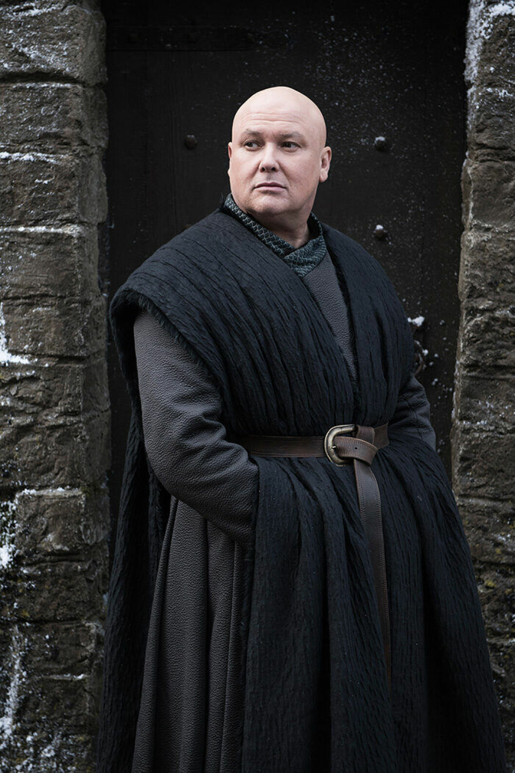 En bild på karaktären Varys från tv-serien Game of Thrones.
