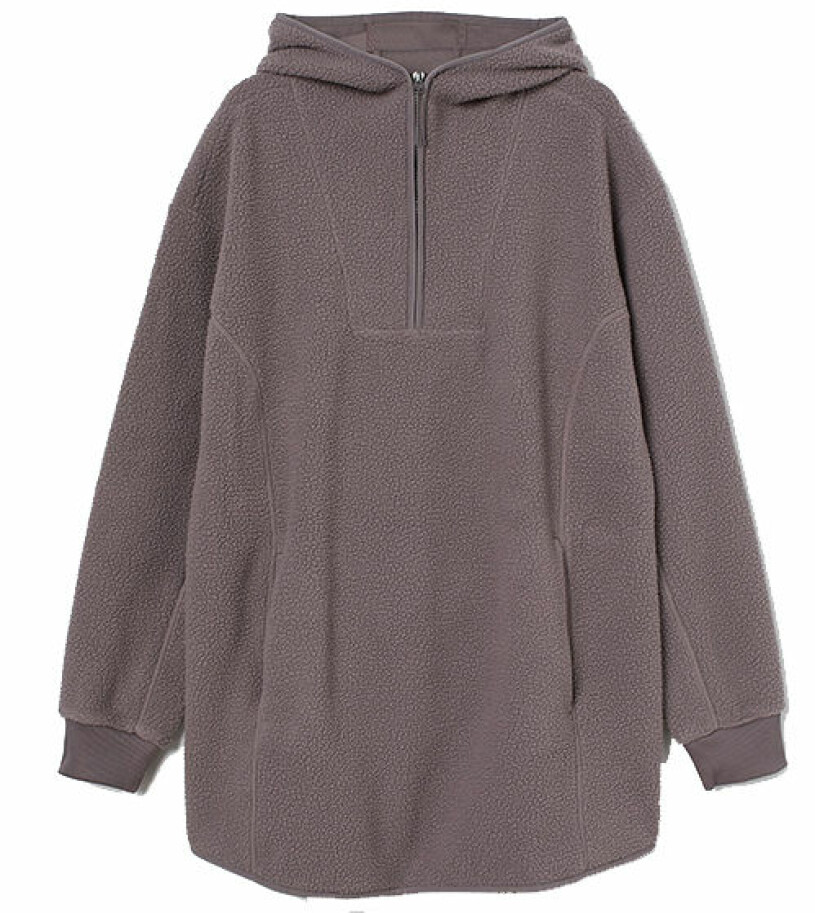 grålila fleece hm