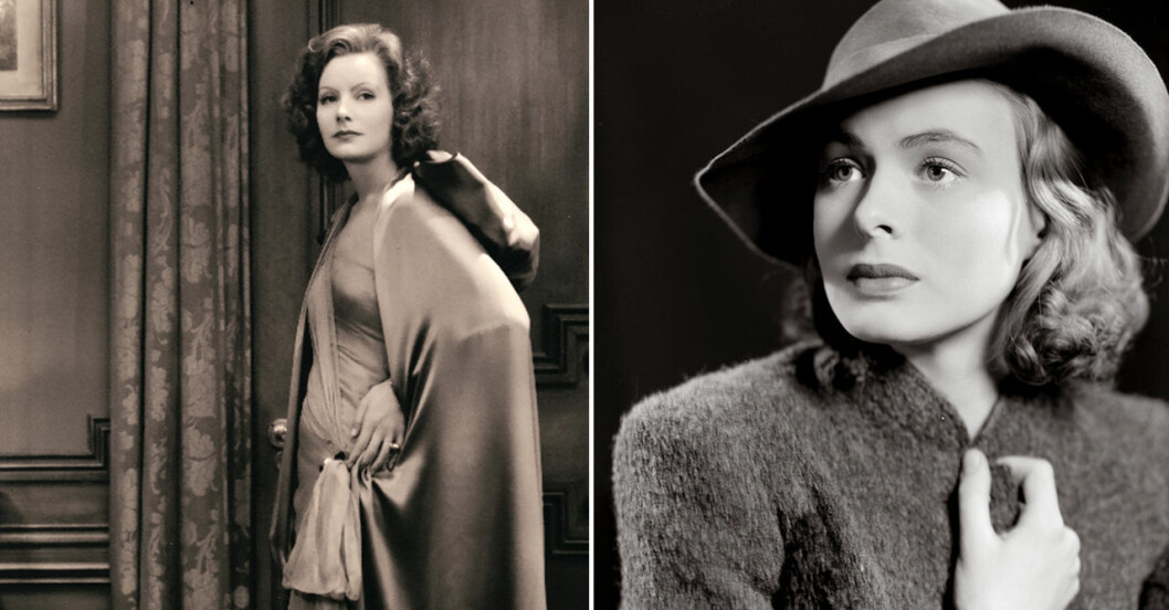 Greta Garbo och Ingrid Bergman hyllas med fotoutställning under Stockholm filmfestival