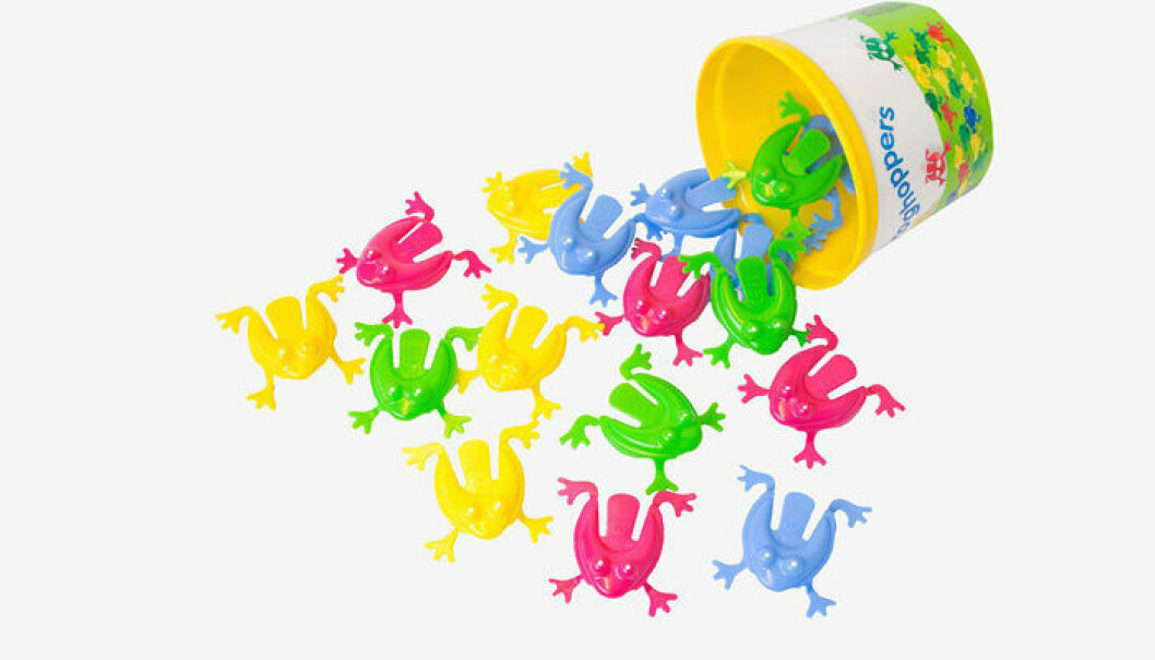Grodspel från <a href="https://apprl.com/sv/pd/4TMN/" target="_blank" rel="noopener">Viking toys</a>.