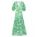 Grön ganni-klänning