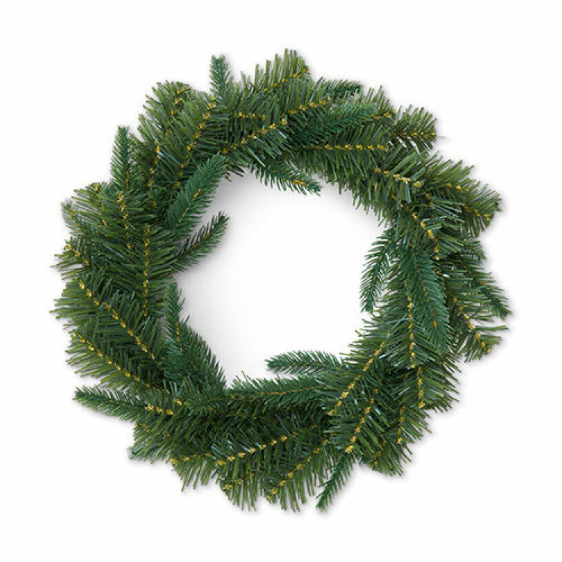 Grön julkrans från Åhléns
