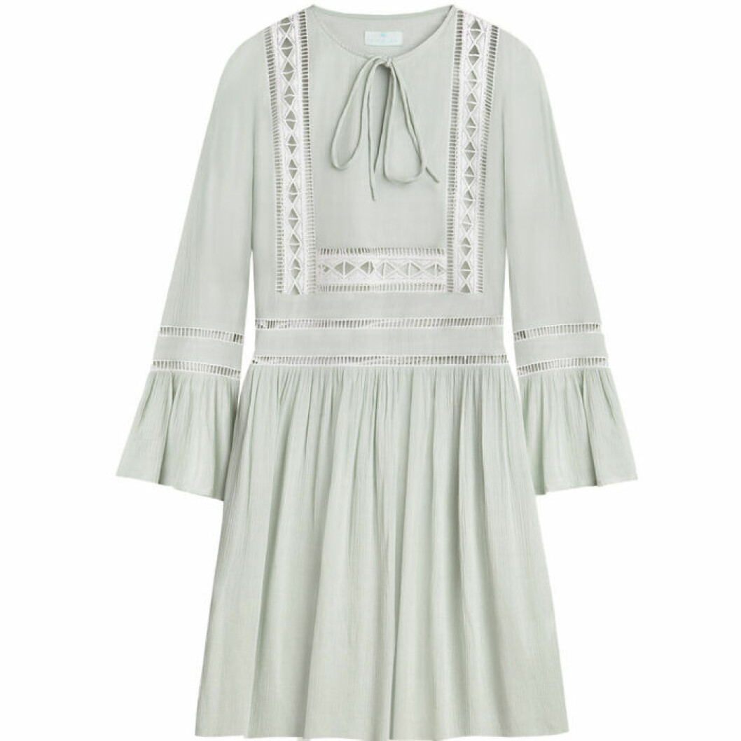 Kaftan i ljusgrön färg