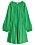 grön klänning dam - a-linjeformad klänning från Arket