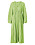ljusgrön klänning med ballongärm och dragsko från ellos collection