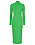 grön ribbad klänning med polo för dam 2022