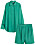 grönt matchande set med skjorta och shorts i satin från H&amp;M