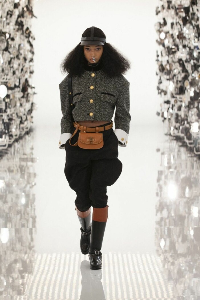 Jacka i tweed Gucci x Balenciaga
