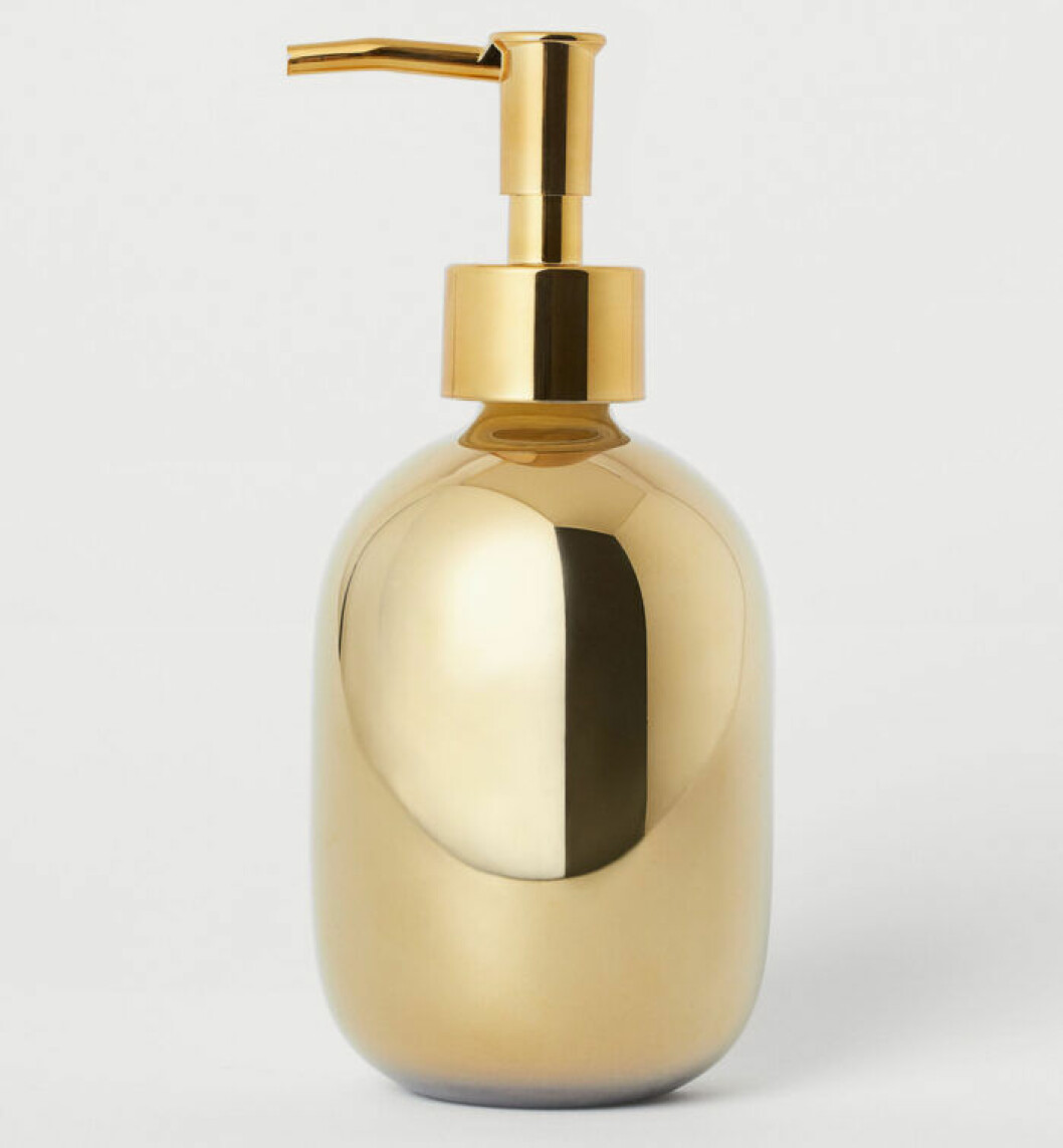 Guldig tvålpump från H&M Home