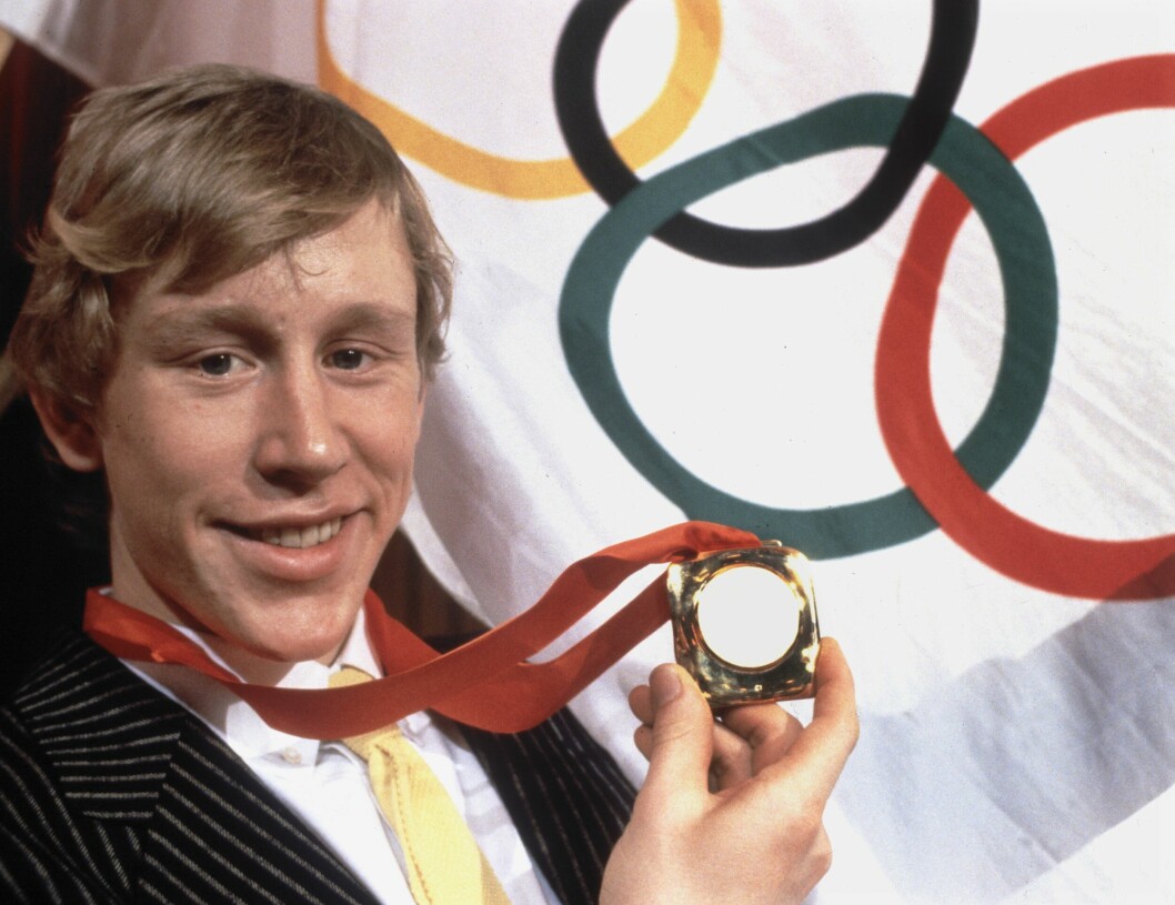 Gunde Svan, 1984. Men en av sina mååånga guldmedaljer.
