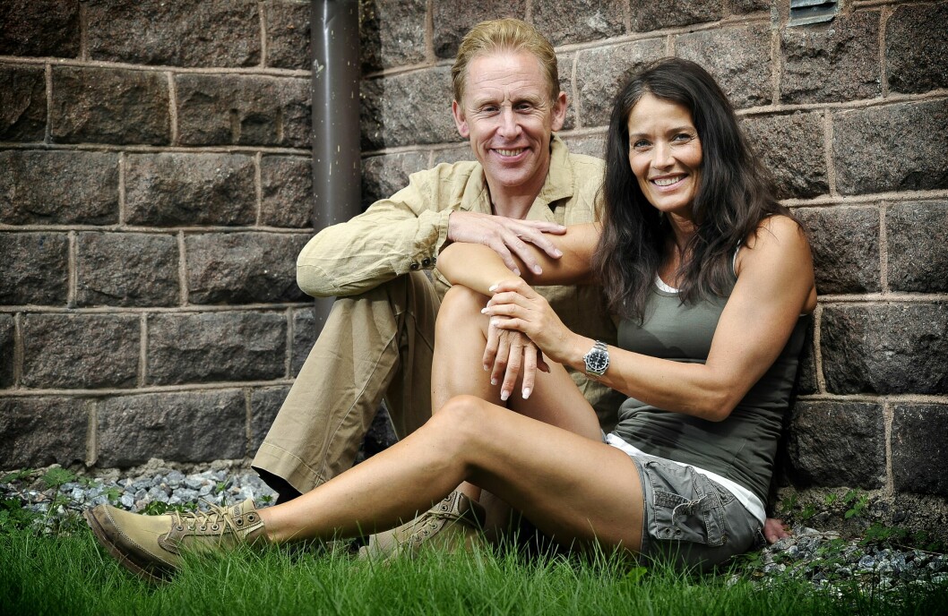 Gunde Svan och Agneta Sjödin programledde <span class=" italic" data-lab-italic_desktop="italic">Fångarna på fortet</span> ihop i många år.
