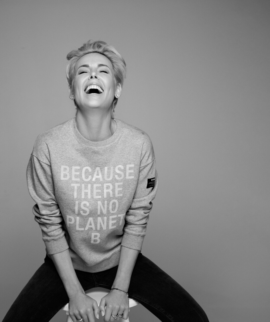 Solo men inte ensam. Gunhild Stordalen ser fram emot sin fortsatta kamp för en hållbar värld tillsammans med vänner och kollegor. Foto: Thomas Qvale