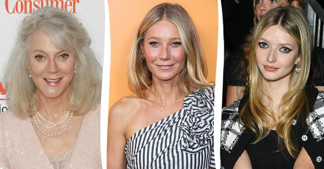 Gwyneth Paltrows mamma är också skådespelare. Blythe Danner, Gwyneth Paltrow, Apple Martin