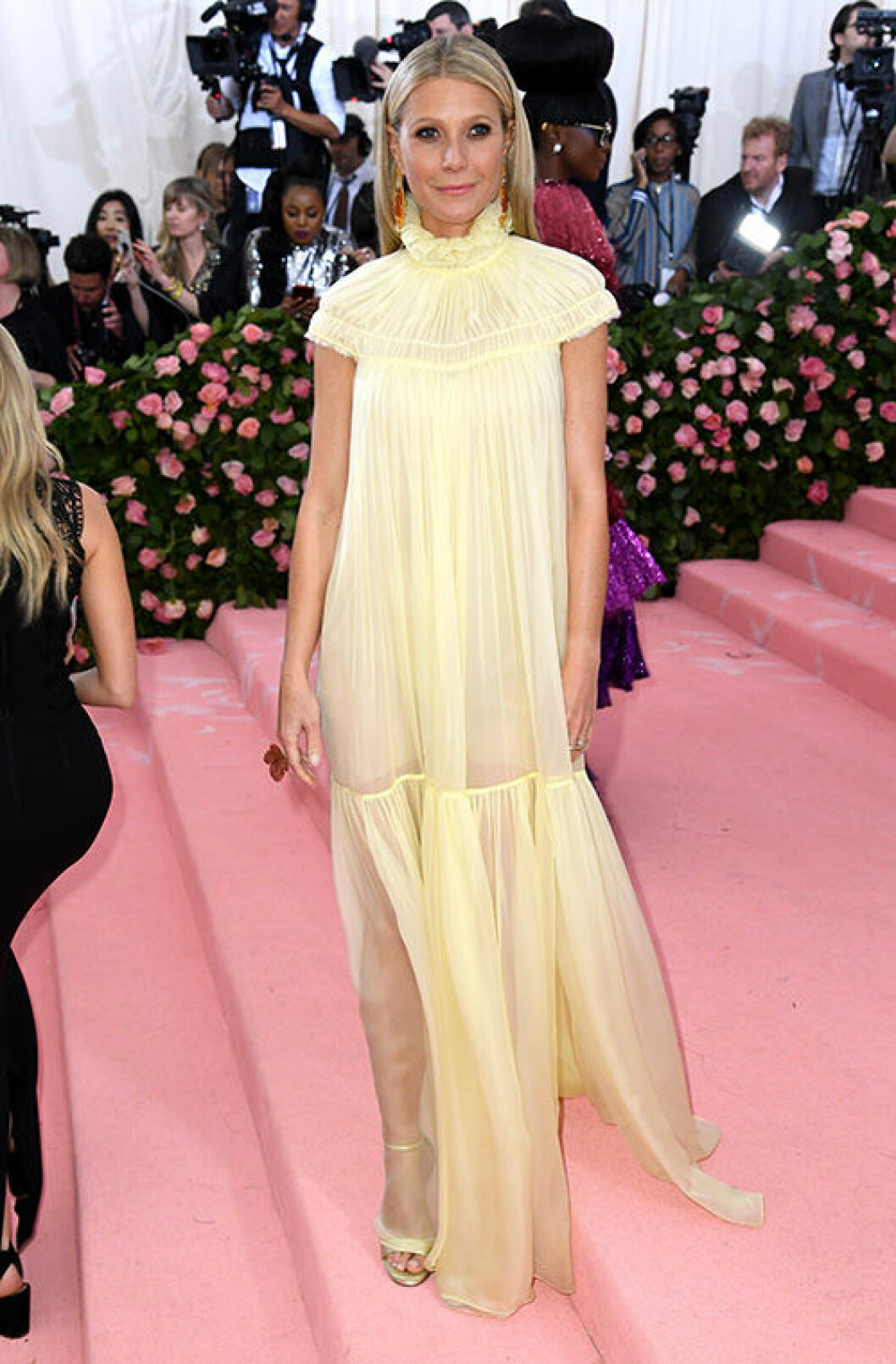 Skådespelerskan Gwyneth Paltrow. En bild på skådespelerskan Gwyneth Paltrow på Met-galan 2019.