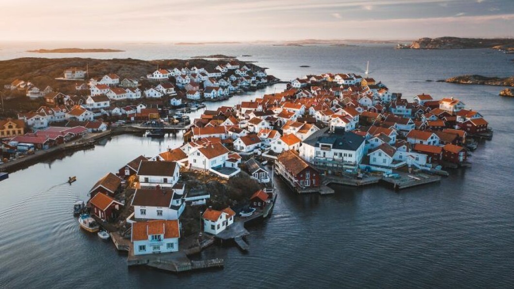 Härmanö är helt bilfritt. Natur och hus på SJ/Google/Tobias Hägg