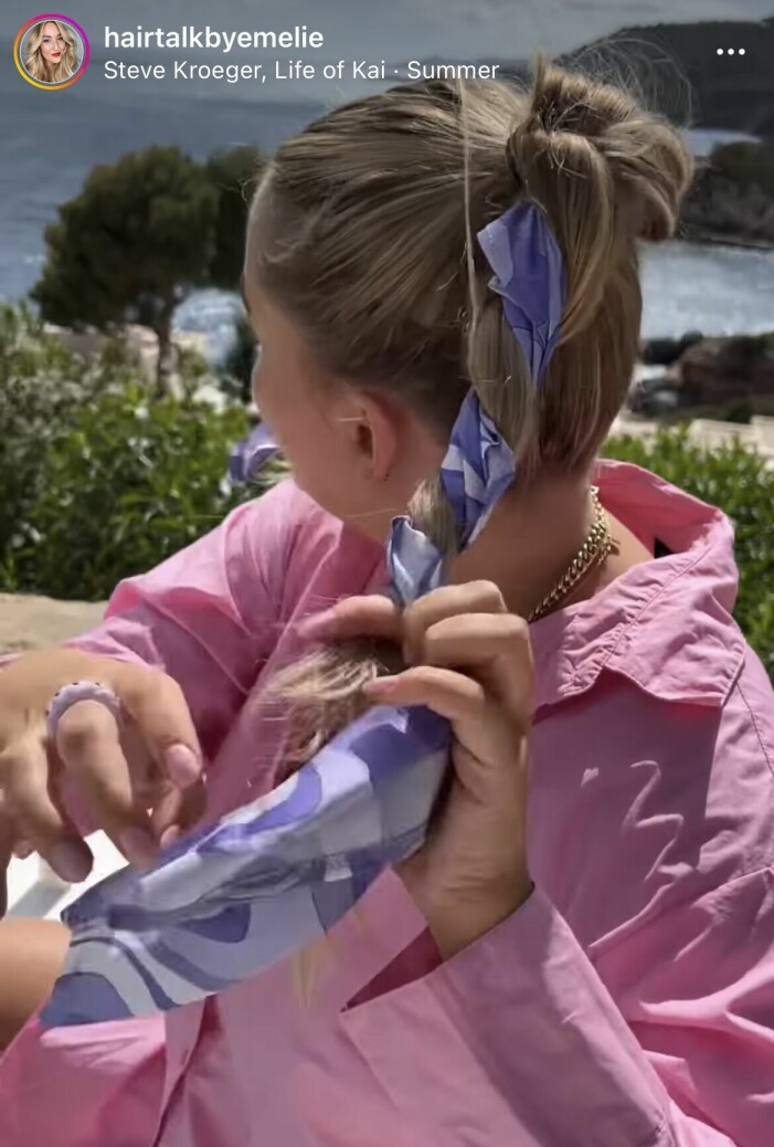 hairtalkbyemelie gör sommarknut på instagram