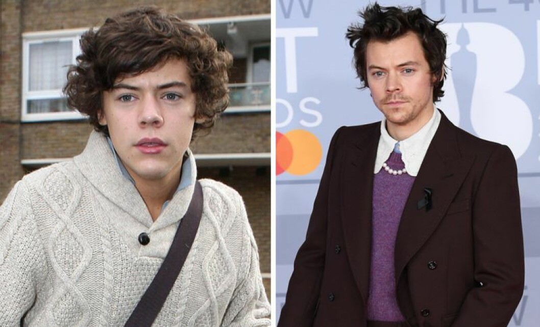 Harry Styles 2010 vs i dag. Harry Styles 2010