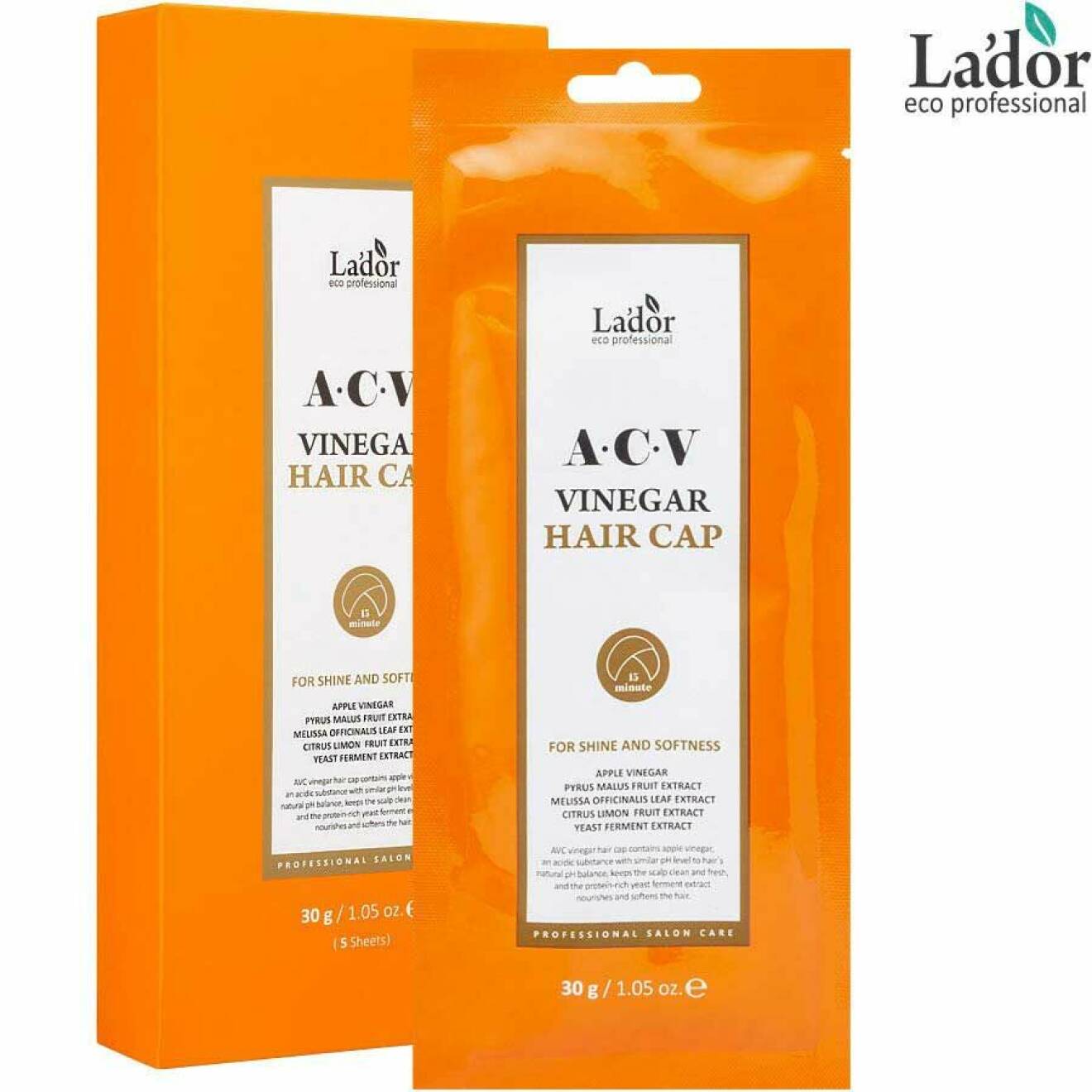ACV Vinegar Hair Cap från La’dor.