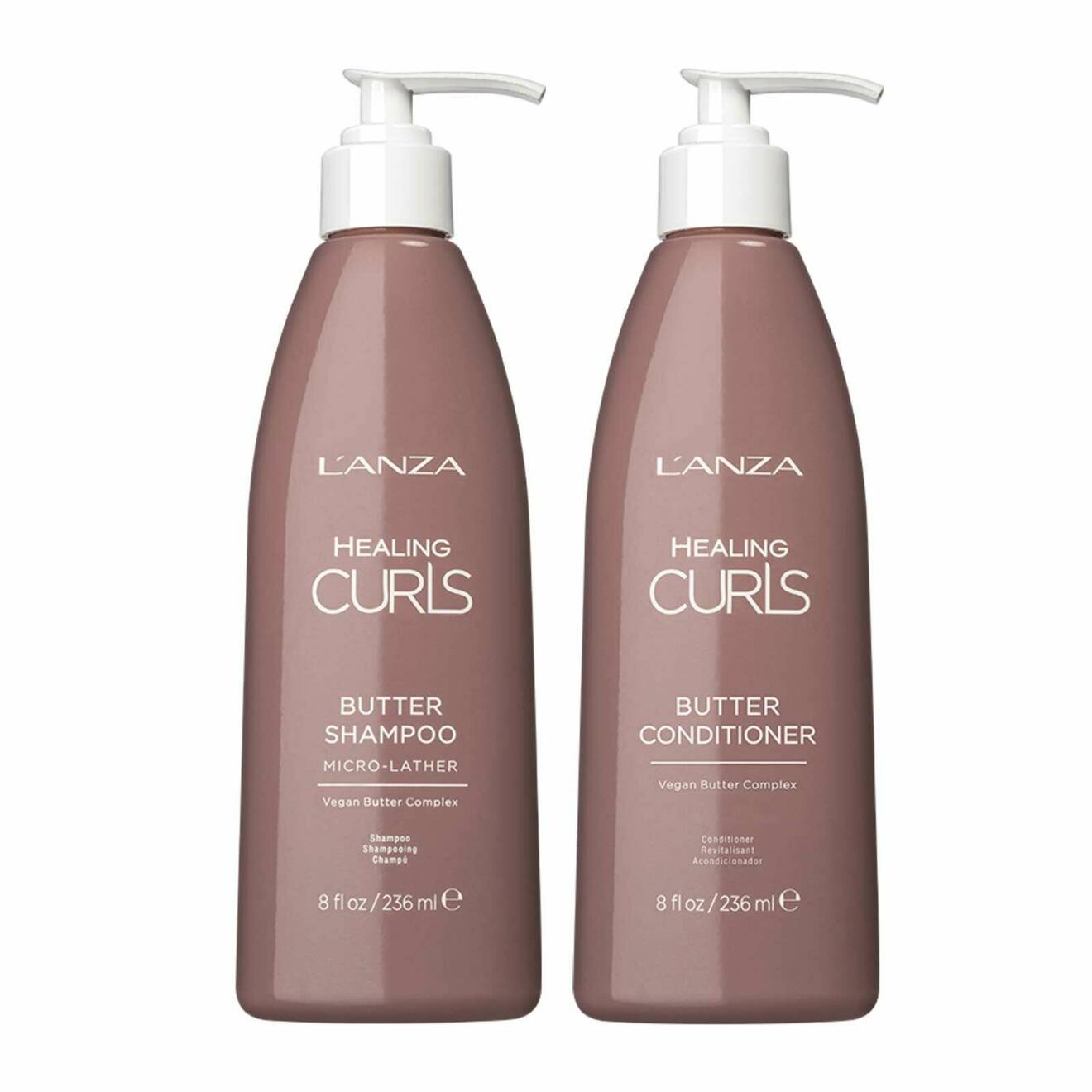 Healing Curls Butter shampo och balsam från L’Anza.