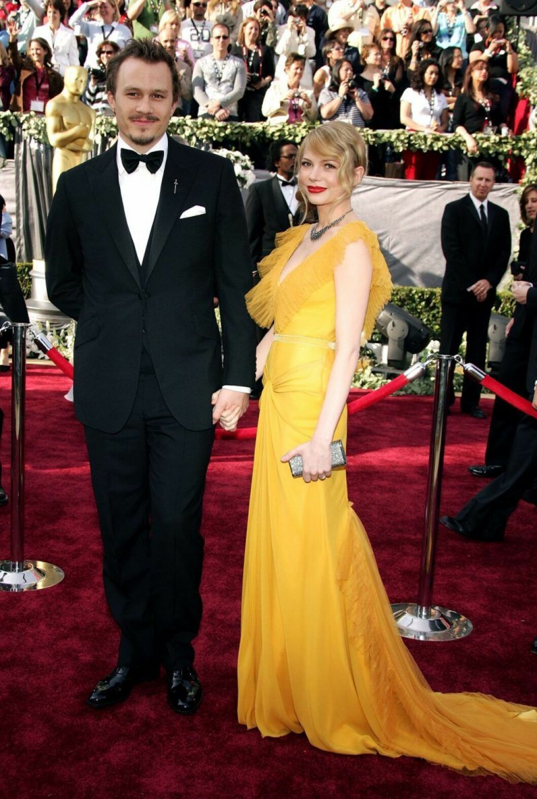 Heath Ledger och Michelle Williams på Oscarsgalan 2006. Heath Ledger och Michelle Williams på Oscarsgalan 2006