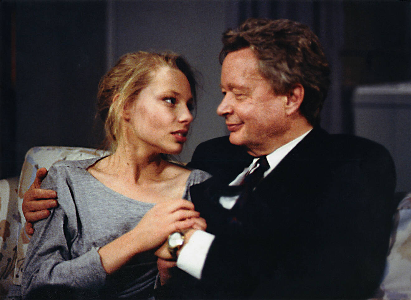 Ernst-Hugo Järegård med Helena Bergström.