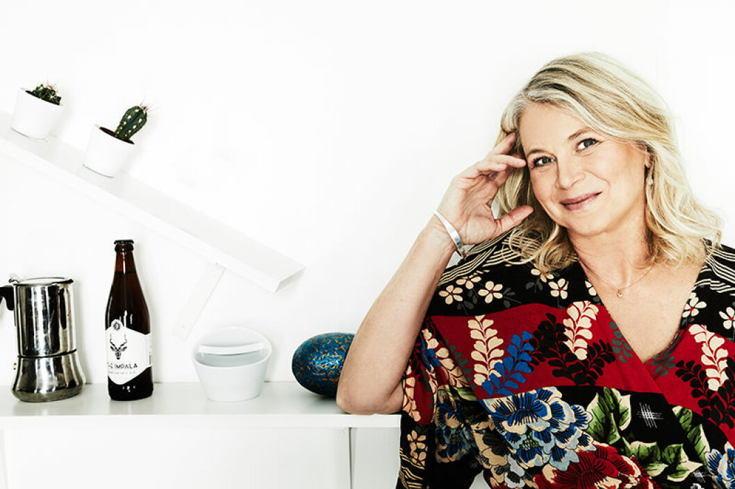 Antidepressiv medicin hjälper Helena von Zweigbergk att hålla ångesten i schack, och har gjort henne mer närvarande. helena-von-Zweigbergk-intervju femina