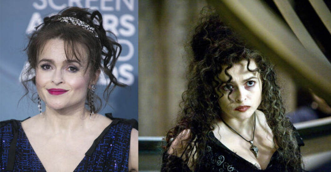 Helena Bonham Carter inte bara klär ut sig på Halloween, hon sa i en intervju att det är den enda tiden på året då hon känner att hon passar in. Helena Bonham Carter i Harry Potter