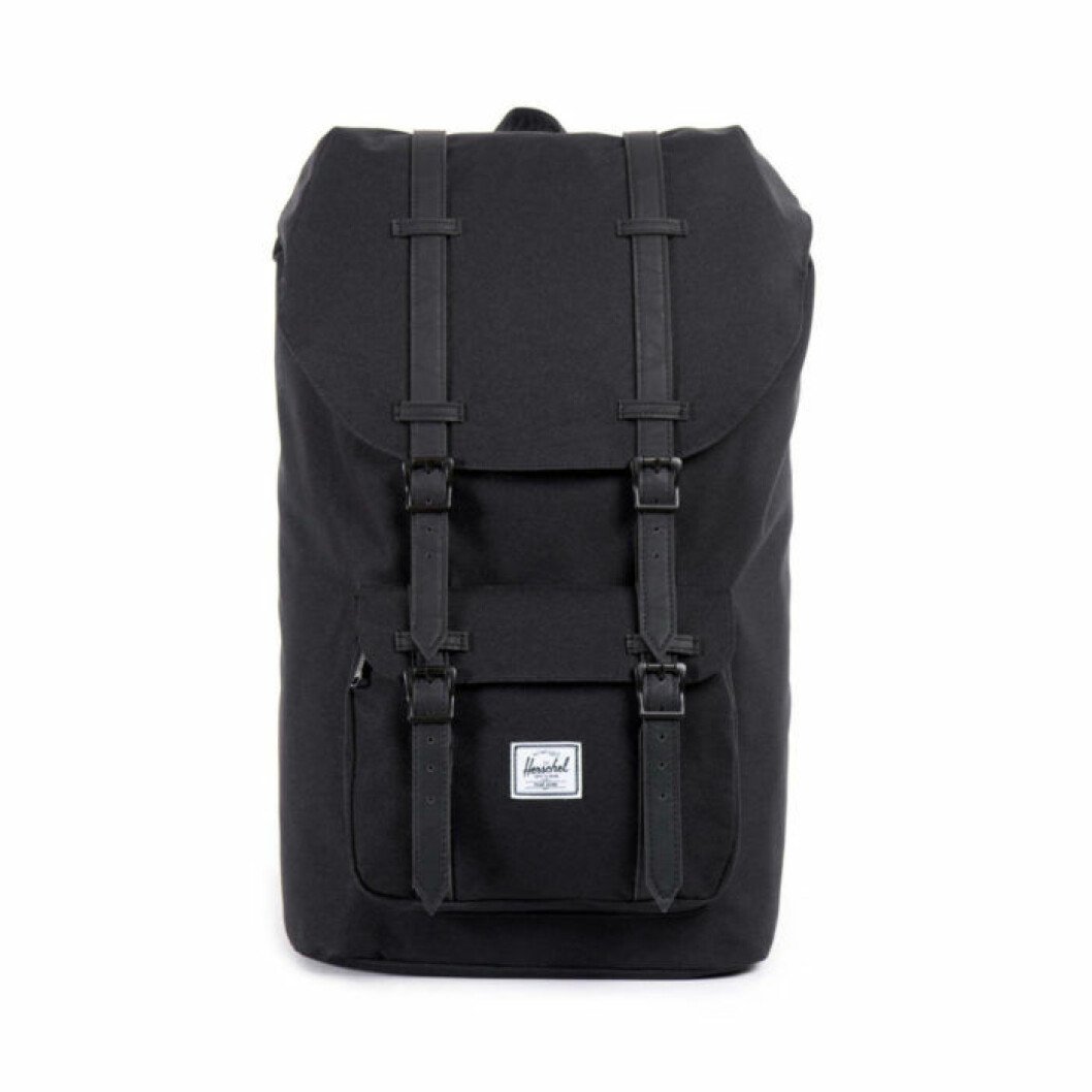Helsvart Herschel Little America ryggsäck
