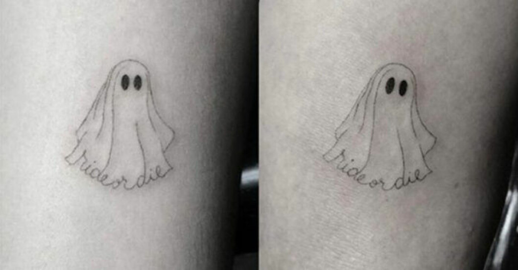 gullig spöktatuering