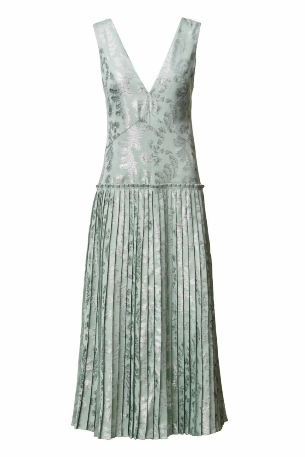 H&M Conscious Exclusive 2019 plisserad klänning