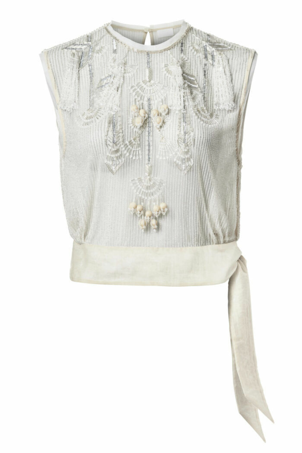 H&M Conscious Exclusive 2019 ärmlös topp med strass