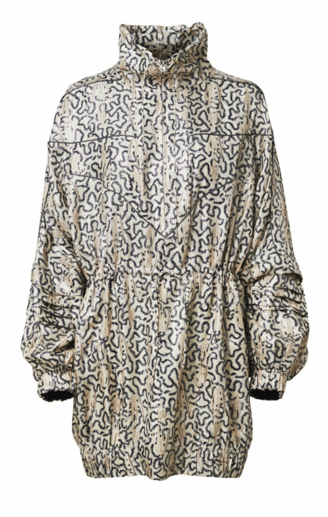 H&M Conscious Exclusive 2019 mönstrad jacka med hög krage