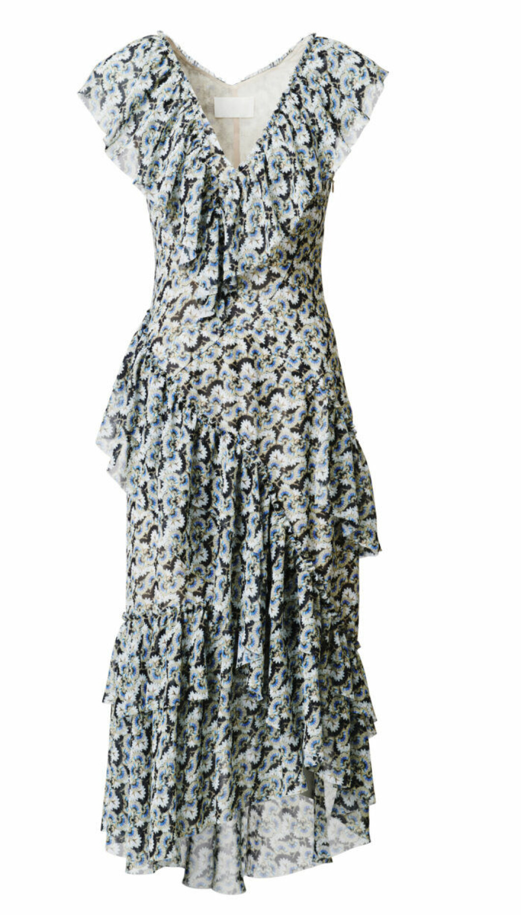 H&M Conscious Exclusive 2019 blommig volangklänning
