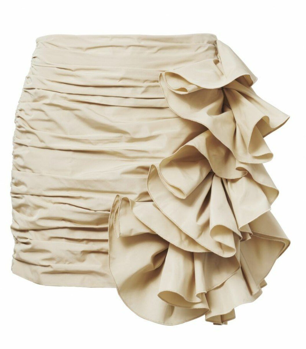 H&M Conscious Exclusive SS20 beige kjol