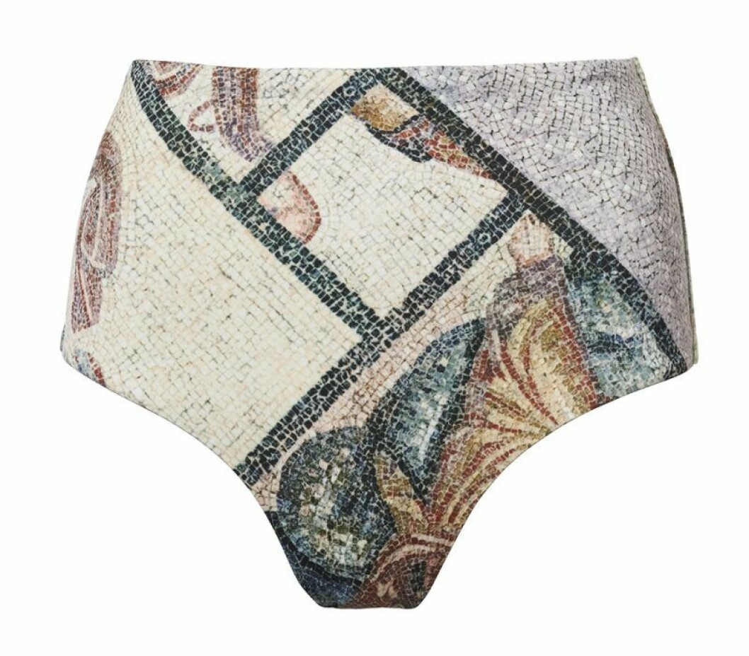 H&M Conscious Exclusive SS20 mönstrad bikiniunderdel