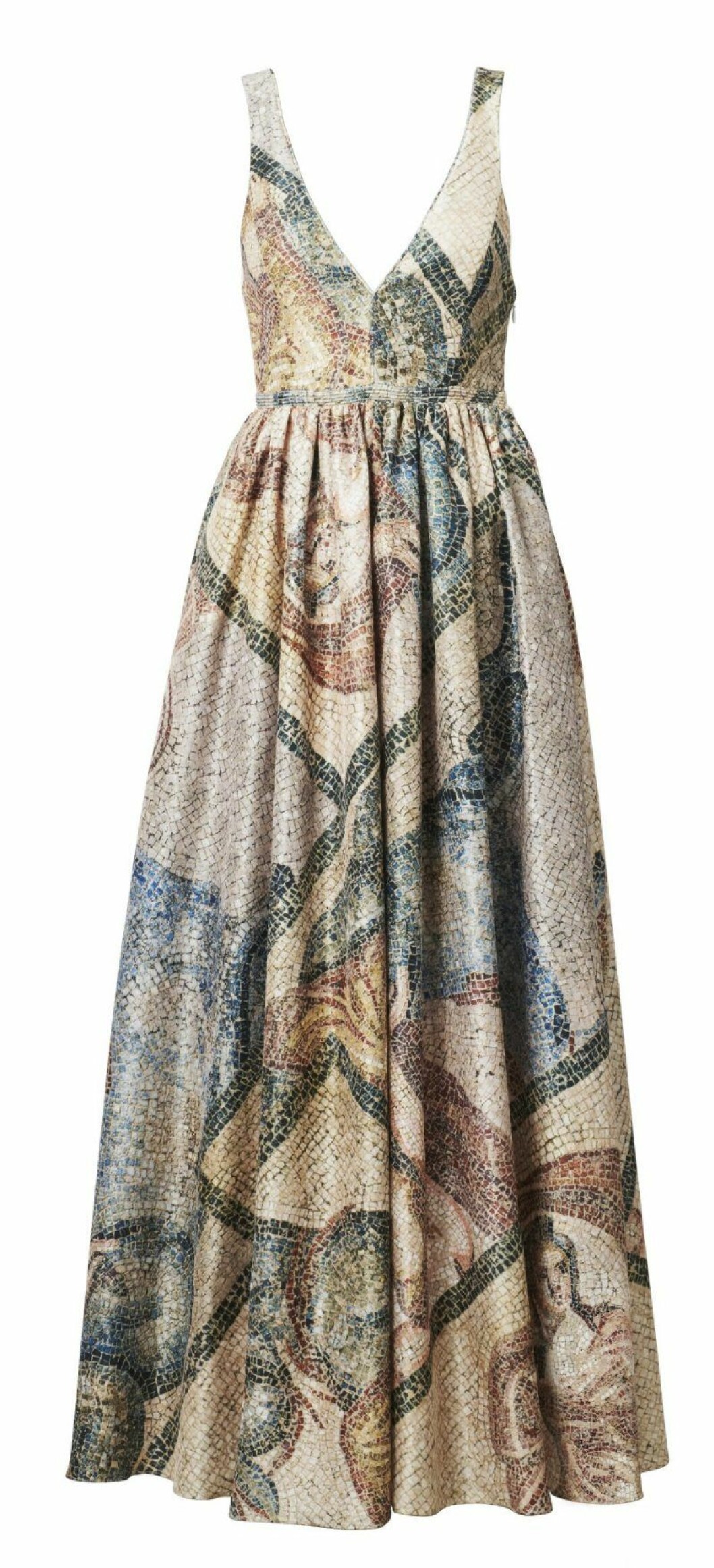 H&M Conscious Exclusive SS20 klänning mönstrad