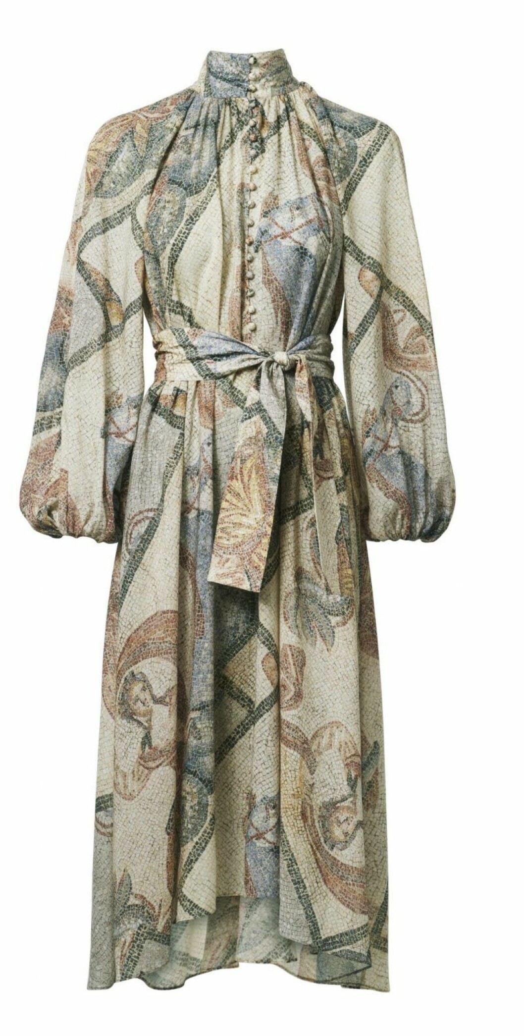 H&M Conscious Exclusive SS20 mönstrad klänning