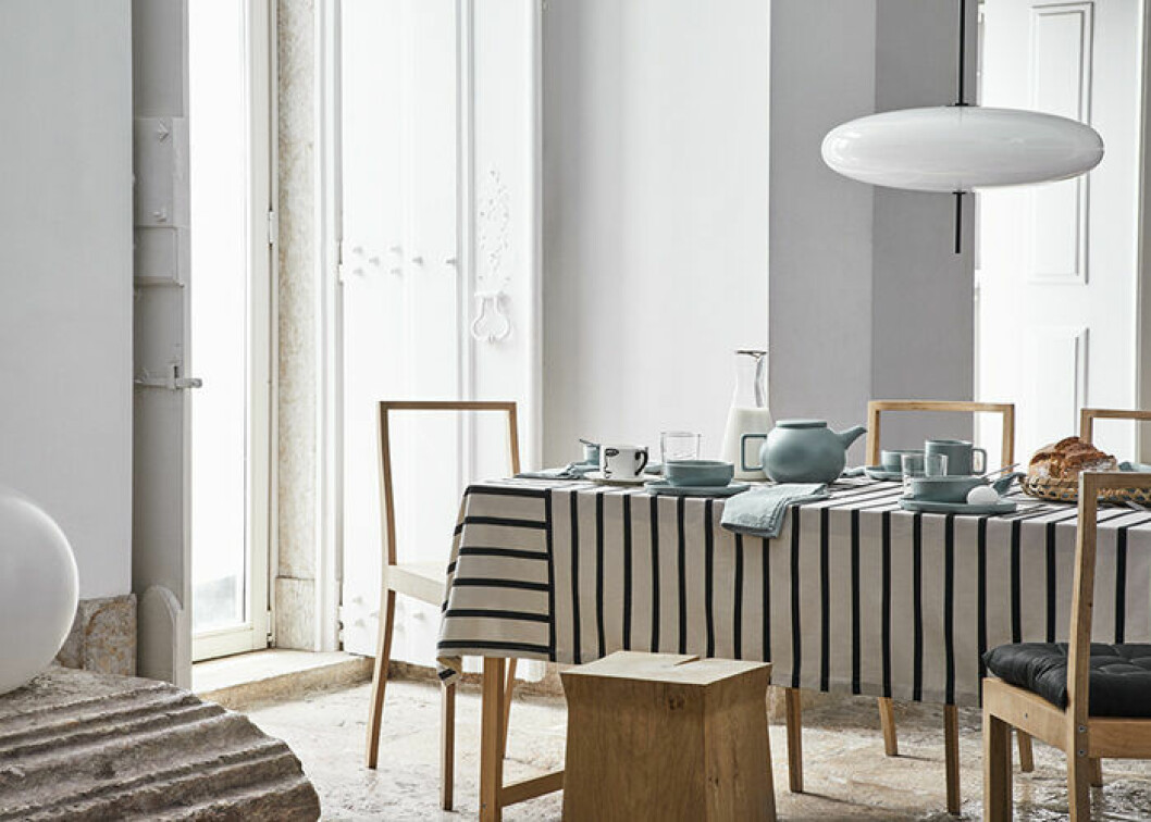 Vårens första kollektion hos H&M Home har turkosa detaljer för köket