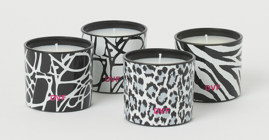 H&M home x Diane von Furstenberg doftljus