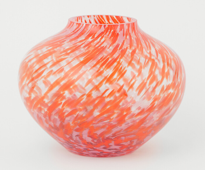 H&M home x Diane von Furstenberg rund glasvas