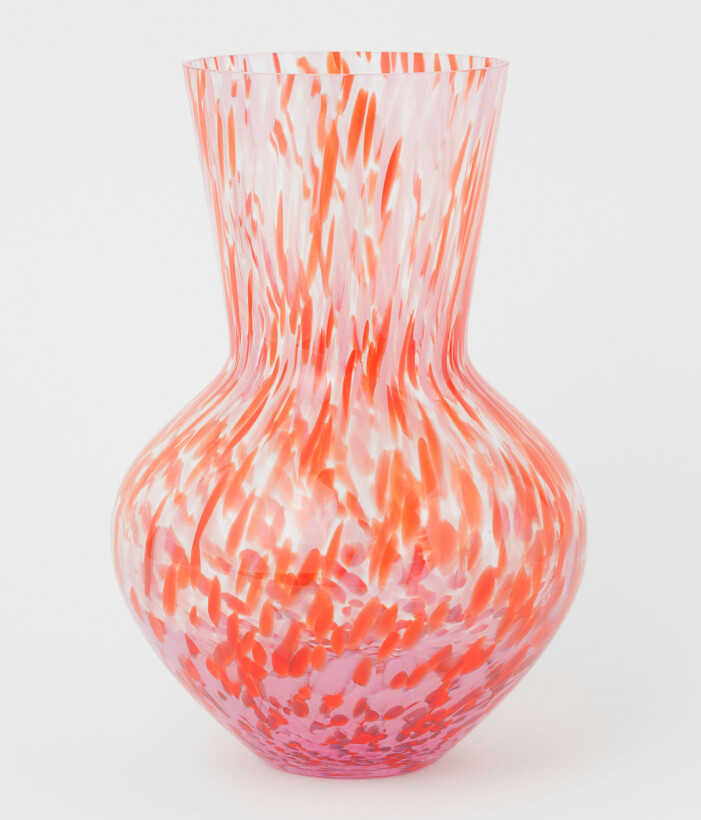 H&M home x Diane von Furstenberg stor glasvas