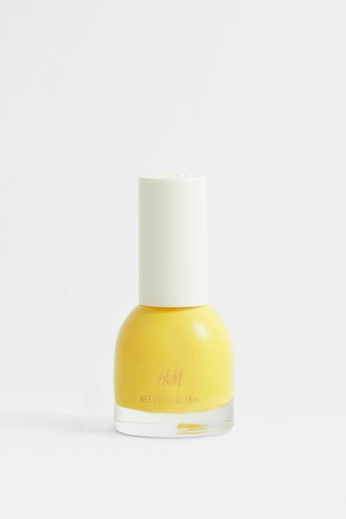 knallgult nagellack från hm