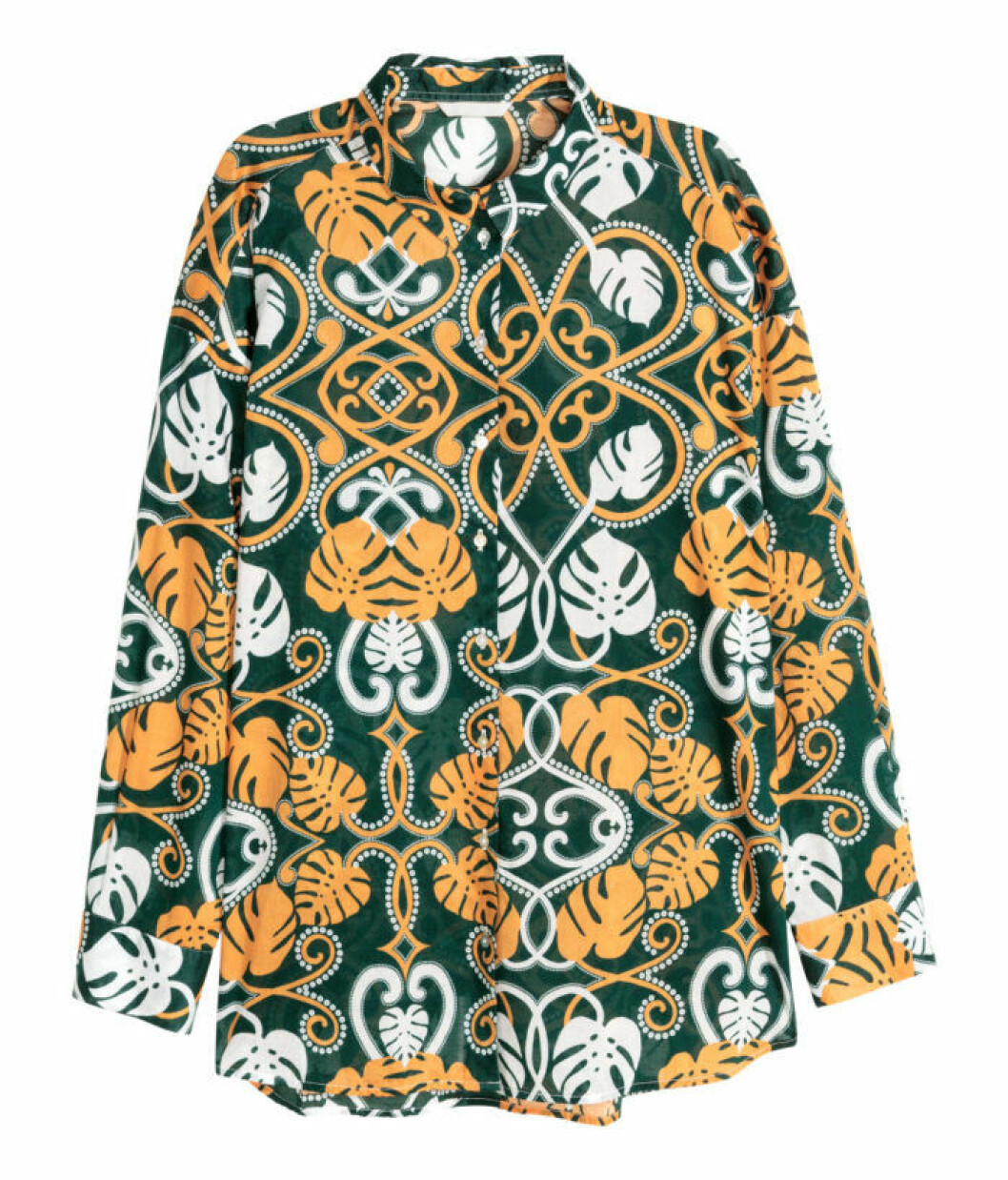 <a href="http://www.hm.com/se/product/44525?article=44525-A&piaDept=Subdepartment_ladies&piaType=Large_picture" target="_blank">Mönstrad blus</a>, 199 kr, H&M. monstrad-blus-hm