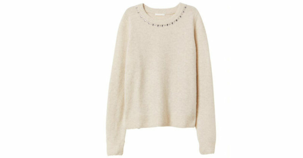 Finstickad tröja från H&M