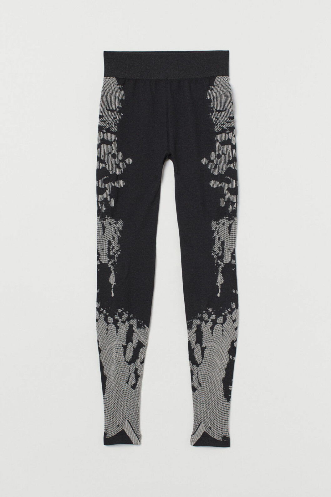 jaquardmönstrade leggings