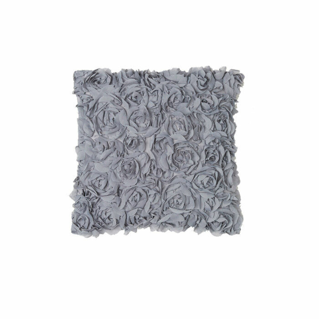 kuddfodral med 3d-blommor