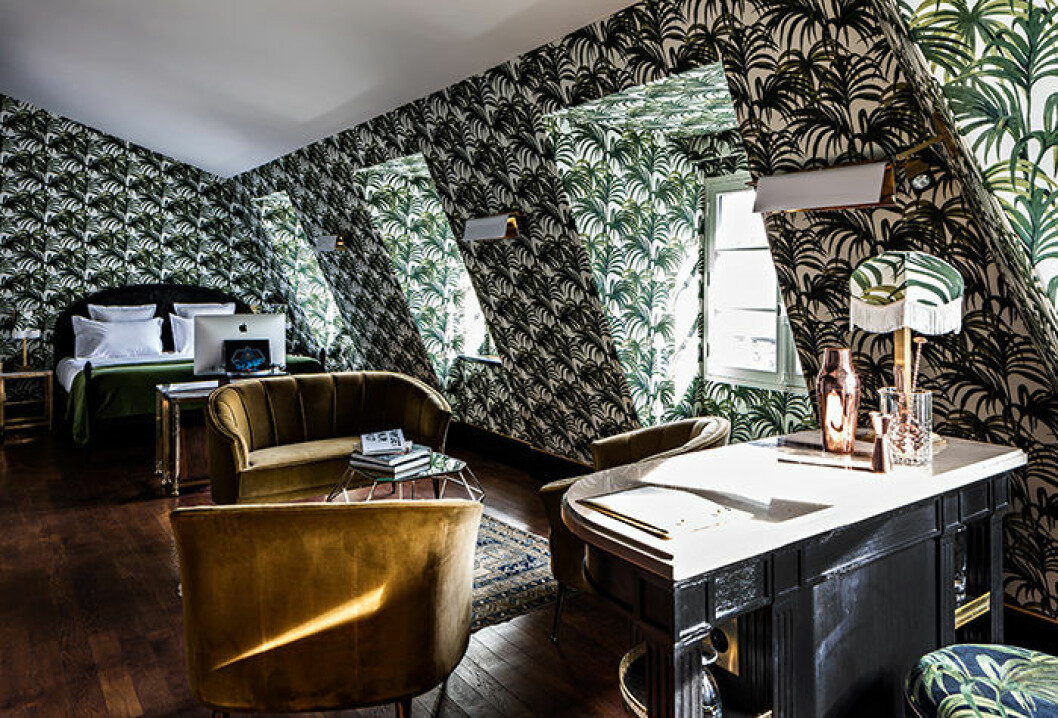 Foto: Hôtel Providence Hotel Providence i Paris har maximalistiska och instagram-vänliga inredningar